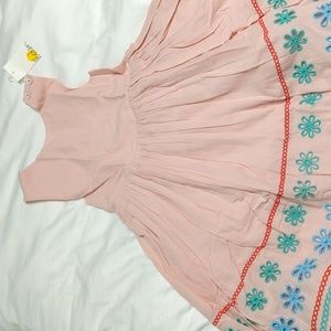 Boden kids cross back dress